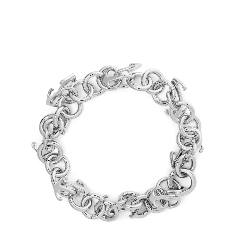 Image of Off White Womens Pendant Necklace Silver female One Size