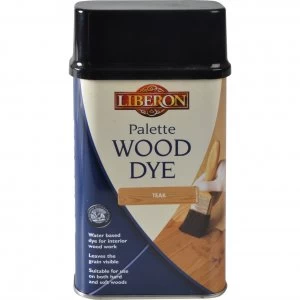 image of Liberon Palette Wood Dye Teak 500ml