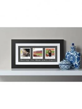 Image of Virgin Experience Days Personalised Remember The Days Three Image Framed Wall Art