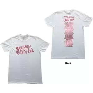 Image of Primal Scream - Maximum RnR Unisex X-Large T-Shirt - White