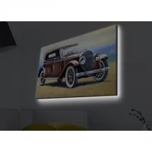 Image of 4570MDACT-010 Multicolor Decorative LED Lighted Canvas Painting