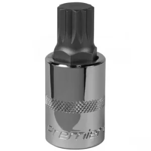 image of Sealey SBS018 Spline Socket Bit M16 1/2"Sq Drive