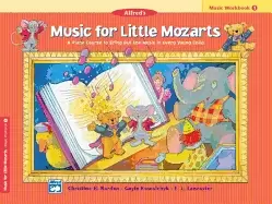 Image of music for little mozarts music workbook one
