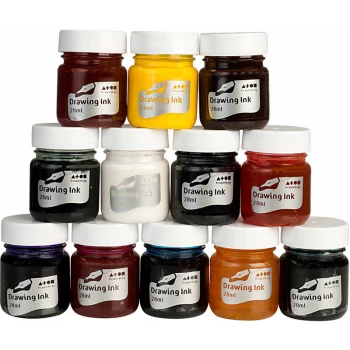 image of Brian Clegg - AK16 Drawing Inks Assortment Set of 12