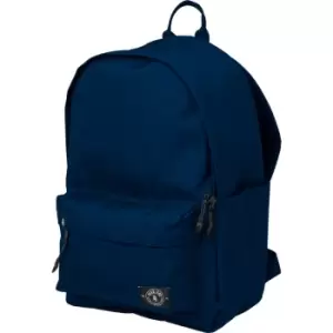 image of Vintage Adults Unisex Laptop Backpack (One Size) (Navy)