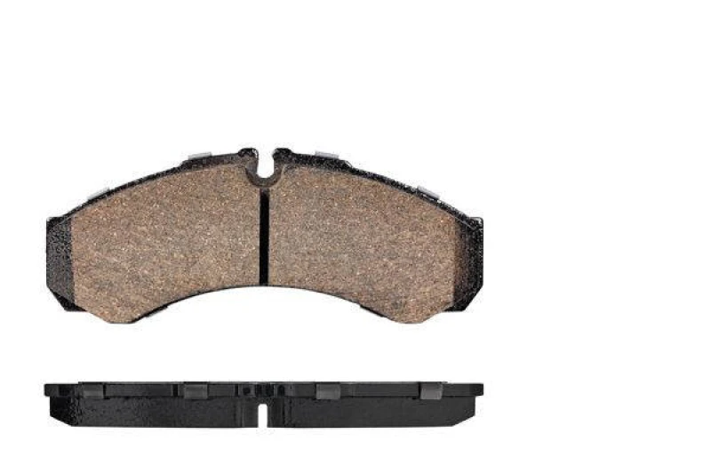 Image of VALEO 872000 Brake pad set OPTIPACK for LCV Front Axle, with integrated wear warning contact, for difficult operating conditions Brake Pad Set,disc b