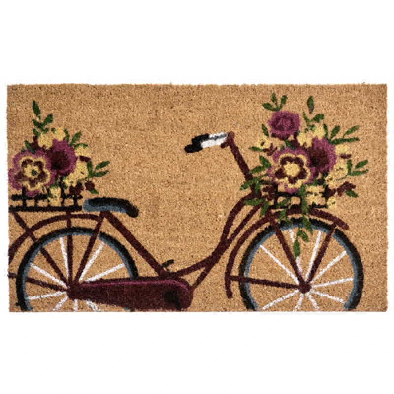 Image of Beliani Doormat Avak Natural 45 X 75cm Bike Coir