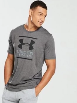 Image of Urban Armor Gear Graphic Logo Foundation T shirt Charcoal Heather Size 2XL Men