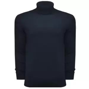 image of Lambretta Neck Jumper - Blue