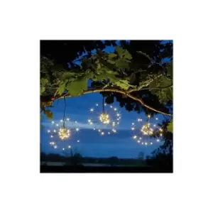 image of Garden Mile - Triple Starburst Solar LED String Lights