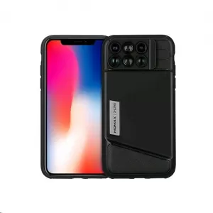 Image of Momax CAMC1D iPhone X 6-in-1 Lens Case (Wide Angle/Macro/Fisheye/Telephoto)