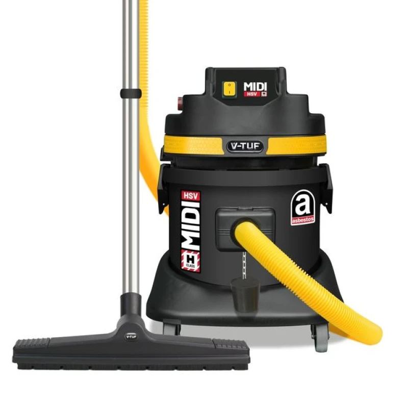 Image of V-TUF MIDI HSV 21L H-Class Industrial Dust Extraction Vacuum Cleaner (110V) Asbestos & Health & Safety version