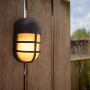 Image of Lutec Bullo Outdoor Bulkhead light - Anthracite