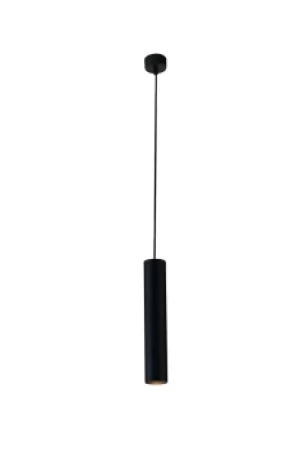 image of FLUKE Slim Pendant Ceiling Light Black 5.5x30cm