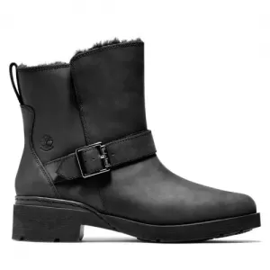 Image of Timberland Womens Graceyn Waterproof Leather Biker Boots