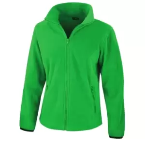 Image of Result Womens/Ladies Core Fashion Fit Fleece Top (L) (Vivid Green)