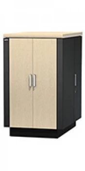 image of APC NetShelter CX 24U Secure Soundproofed Server Room in a Box Enclosu