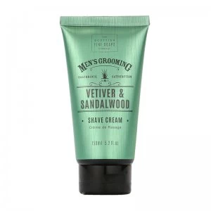 image of Scottish Fine Soaps Vetiver & Sandalwood Shave Cream 150ml