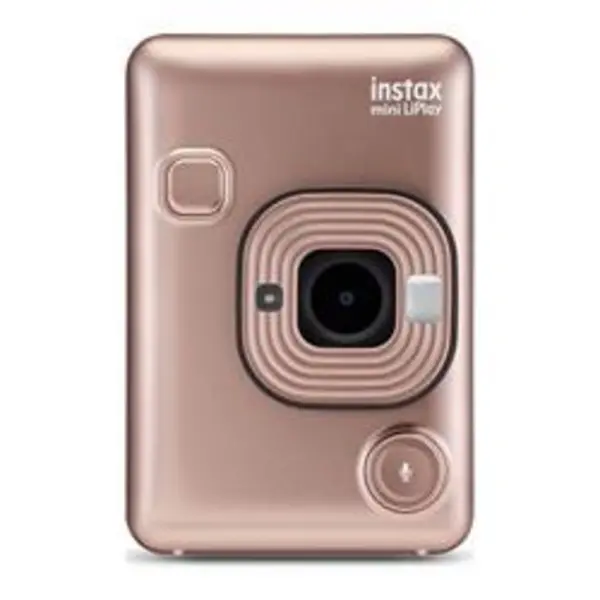 image of Fujifilm Fuji Instax Mini LiPlay Hybrid Instant Camera - Blush Gold