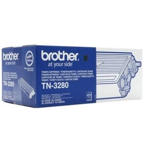 Image of Brother TN3280 Black Laser Toner Ink Cartridge