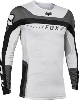 Image of FOX Flexair Efekt Motocross Jersey, black-white, Size 2XL, black-white, Size 2XL