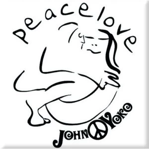 image of John Lennon - Cuddle Fridge Magnet