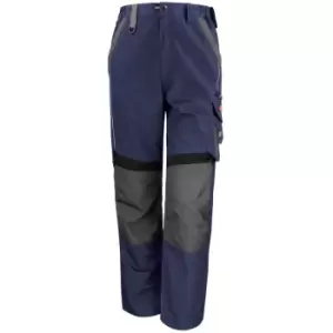 Image of Result Mens Technical Work Trousers (Reg 32" Leg) (34) (Navy/Black) - Navy/Black