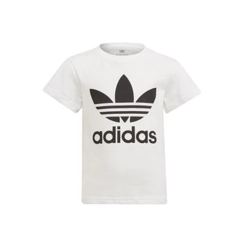 image of adidas FLORE boys's Childrens T shirt in White / 5 years,6 / 7 years