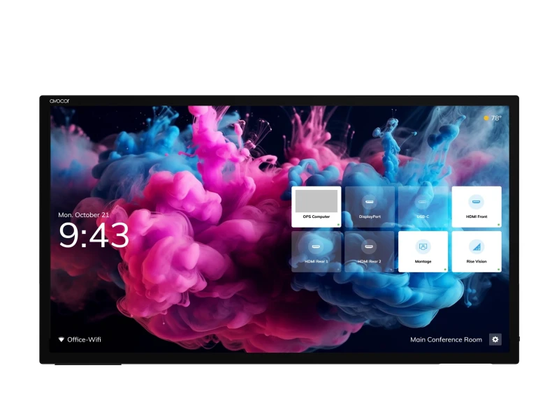 Image of Avocor AVH-7520 H-Series - 75" 4K Pcap LED Interactive Display