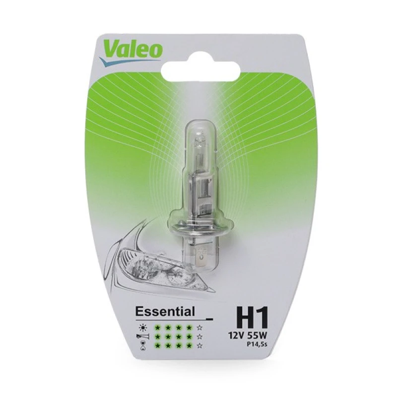 Image of VALEO 032002 Light Bulbs ESSENTIAL, Halogen, 55W, 12V Bulb,spotlight (106)