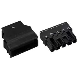 Wago 770-115 Plug & Housing, Winsta Midi, 5P, Blk