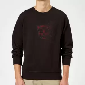 Image of Transformers Autobot Fade Sweatshirt - Black - M