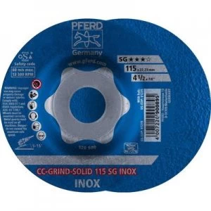 image of PFERD 64186115 Cc-Grind-Solid Sg Inox Grinding disc (off-set) 115mm 22.23mm 10 pc(s)