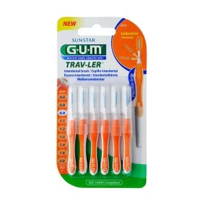 image of Gum Trav-Ler 0.9mm Interdental Brushes 6Pcs