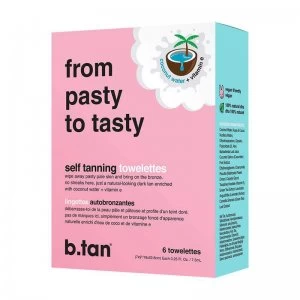 image of B.Tan From Pasty To Tasty Tan Towelettes 6pk