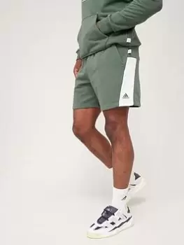 Image of Adidas Future Icons Badge Of Sport Shorts - Green