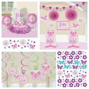 Image of Baby Shower Decorating Accessory Pack Pink