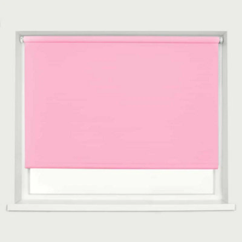 Image of Caecus Blinds Blackout Roller Blind Pink 60Cm