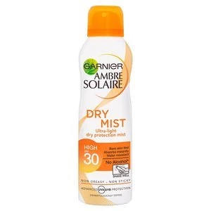 image of Ambre Solaire Dry Mist Sun Cream Spray SPF30 200ml