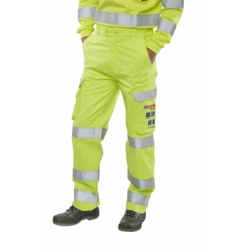 image of HIVIS YELLOW TROUSERS 34 - Click Arc Clothing