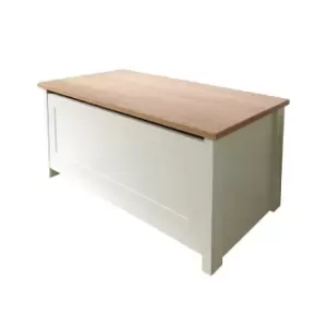 Image of Lancaster Ottoman Storage Cream