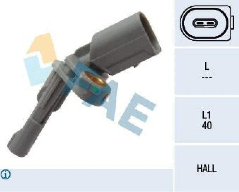 Image of FAE ABS sensor FAE 78126