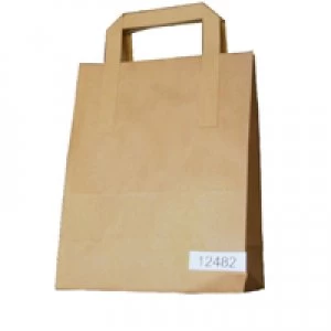 image of Ambassador Paper Takeaway Bag Brown Pack of 250 BAG-SPIC01-A