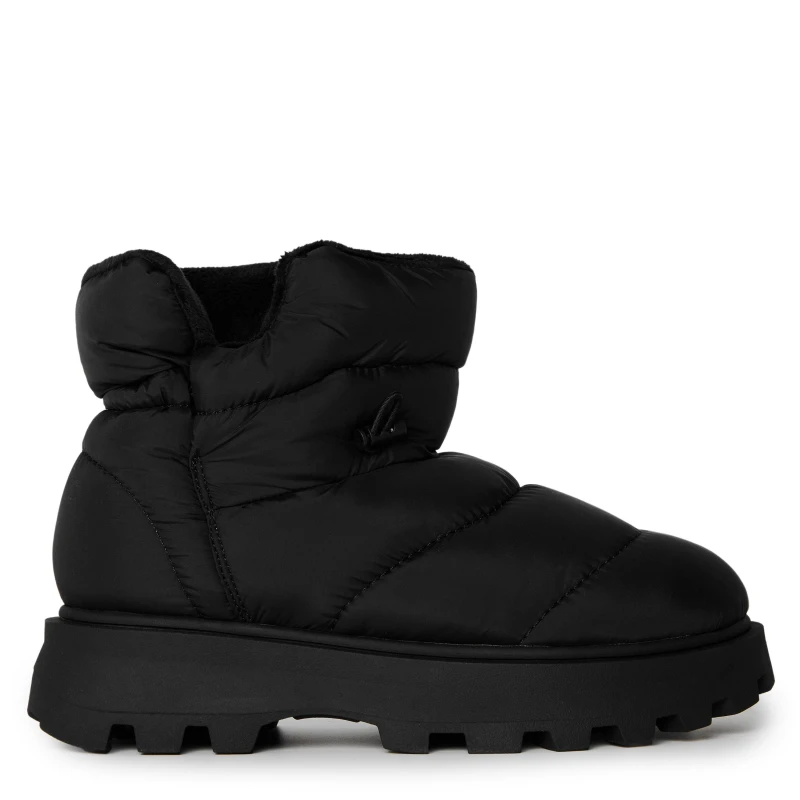 Image of Steve Madden Womens Snowy Snow Boots Black female 3 (36)