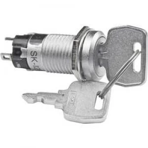 Image of Key switch 250 V AC 1 A 1 x OnOffOn 2 x 45 NKK