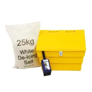 Image of Mini 50 Litre Grit Bin With Hasp And Staple