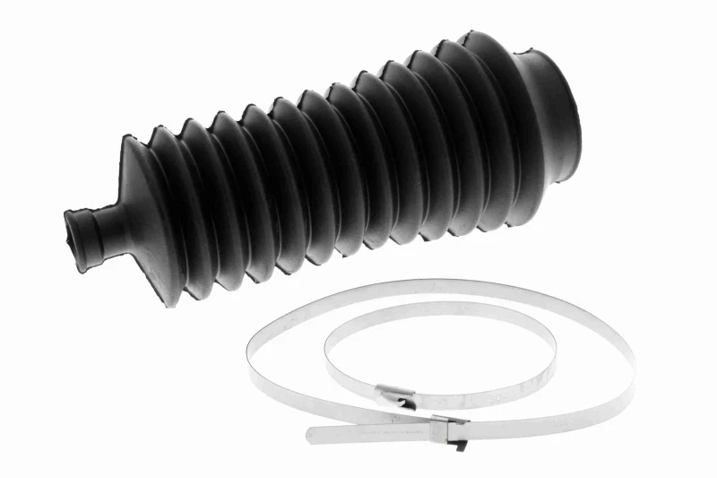 Image of VAICO V46-0336 Bellow, steering Front Axle Right, Rubber, Original VAICO Quality Rubber Bellow,steering (195)