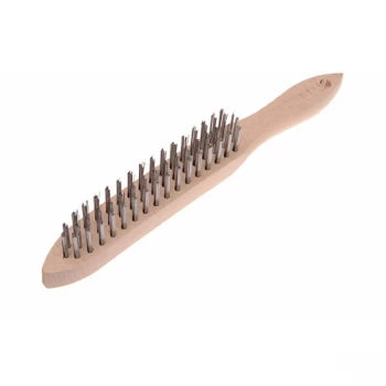 image of Faithfull FAI6803 680/3 Heavy-Duty Scratch Brush - 3 Row