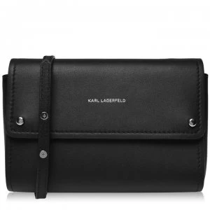 image of Karl Lagerfeld Ikon Chain Pochette - A999 Black