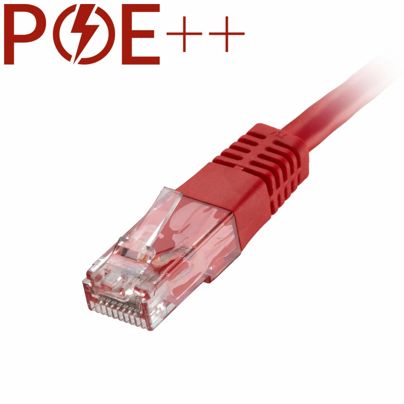 Image of Cablenet 0.3m Cat6 RJ45 Red U/UTP PVC 24AWG Flush Moulded Booted Patch